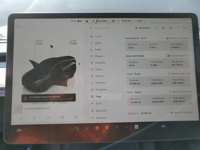 Снимка 9 от търг – 2023 TESLA MODEL Y с VIN 7SAYGDEE6PF923897