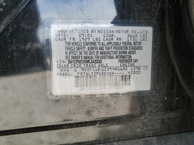 Photo 14 from auction – 2021 NISSAN KICKS SV with VIN 3N1CP5CVXML543333