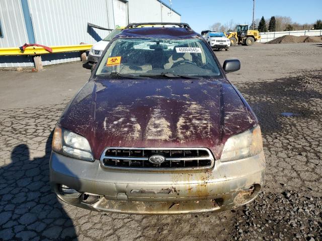 Photo 5 from auction – 2000 SUBARU LEGACY OUT with VIN 4S3BH665XY7622020