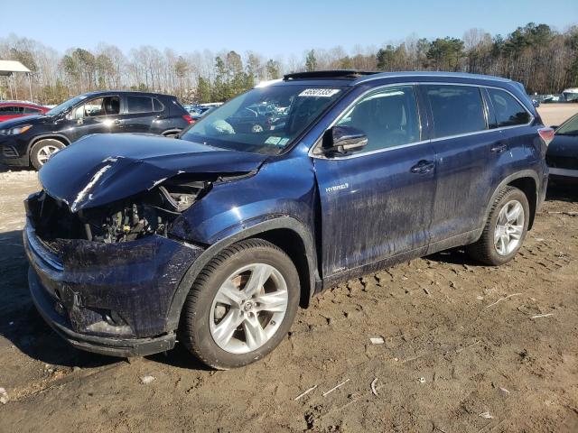 TOYOTA HIGHLANDER 2016 with VIN 5TDDCRFH4GS017367 - Photo from auction