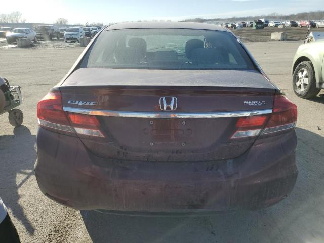 Photo 6 from auction – 2013 HONDA CIVIC LX with VIN 19XFB2F54DE037147
