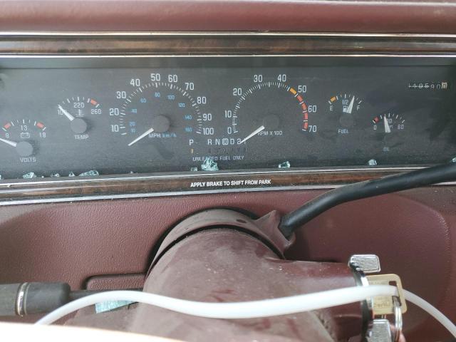 Photo 9 from auction – 1992 BUICK ROADMASTER with VIN 1G4BR8370NW409721