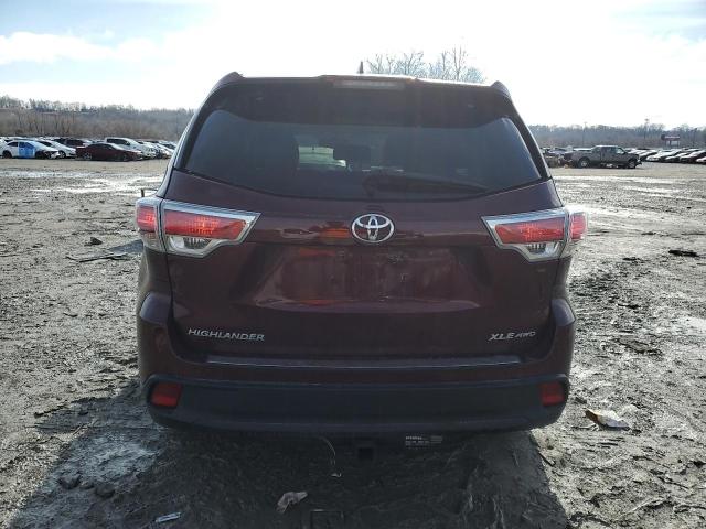 Photo 6 from auction – 2016 TOYOTA HIGHLANDER with VIN 5TDJKRFH9GS349634