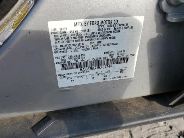 Photo 14 from auction – 2021 FORD ECOSPORT S with VIN MAJ3S2GE7MC439744