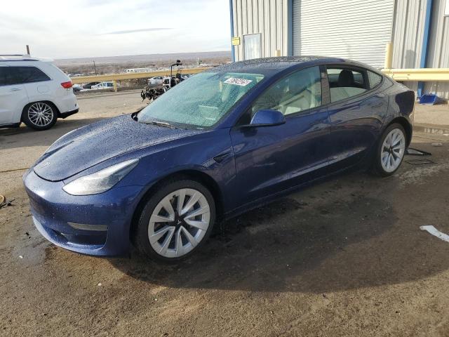 TESLA MODEL 3 2022 with VIN 5YJ3E1EA9NF372628 - Photo from auction