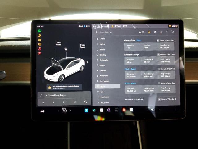 Photo 9 from auction – 2019 TESLA MODEL 3 with VIN 5YJ3E1EA6KF311846