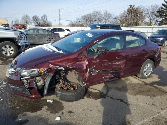 HONDA CIVIC LX 2015 with VIN 19XFB2F51FE262662 - Photo from auction