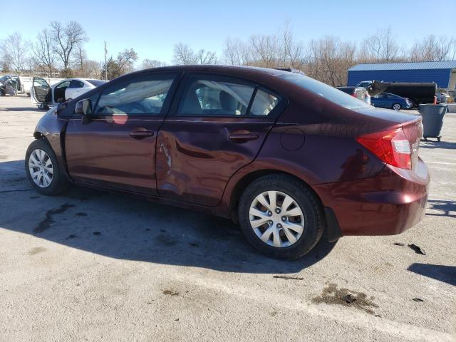 Снимка 2 от търг – 2012 HONDA CIVIC LX с VIN 19XFB2F50CE391147