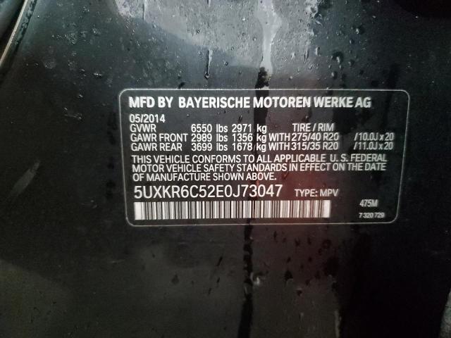 Photo 14 from auction – 2014 BMW X5 XDRIVE5 with VIN 5UXKR6C52E0J73047