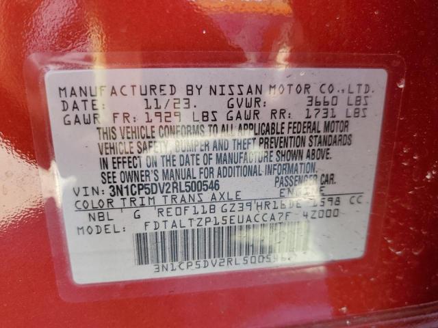 Photo 14 from auction – 2024 NISSAN KICKS SR with VIN 3N1CP5DV2RL500546