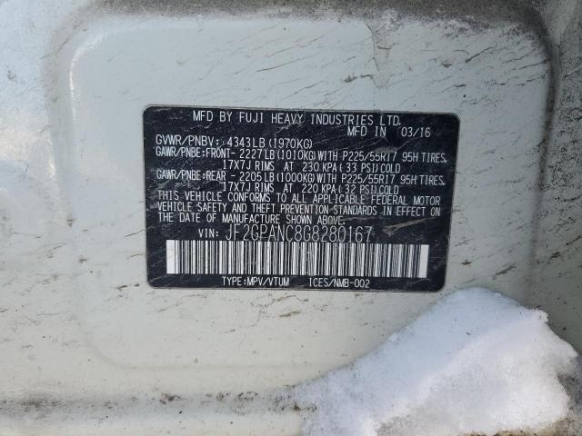 Photo 14 from auction – 2016 SUBARU CROSSTREK with VIN JF2GPANC8G8280167