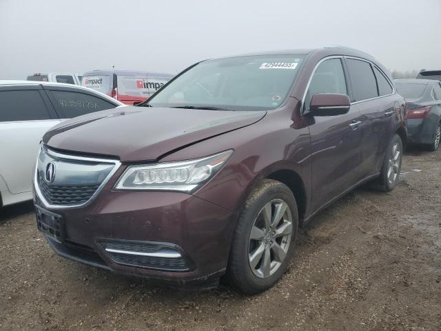 Photo 1 from auction – 2015 ACURA MDX ADVANC with VIN 5FRYD4H80FB032903