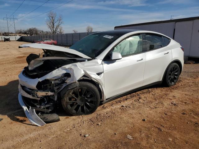TESLA MODEL Y 2021 with VIN 5YJYGDEE6MF125652 - Photo from auction
