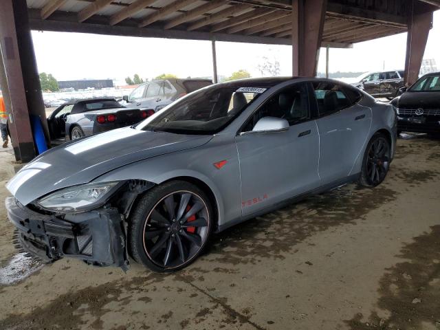 TESLA MODEL S 2015 with VIN 5YJSA1E28FF111847 - Photo from auction