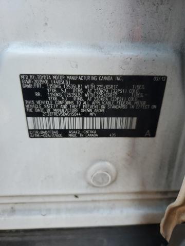 Photo 14 from auction – 2013 TOYOTA RAV4 LE with VIN 2T3ZFREV5DW015044