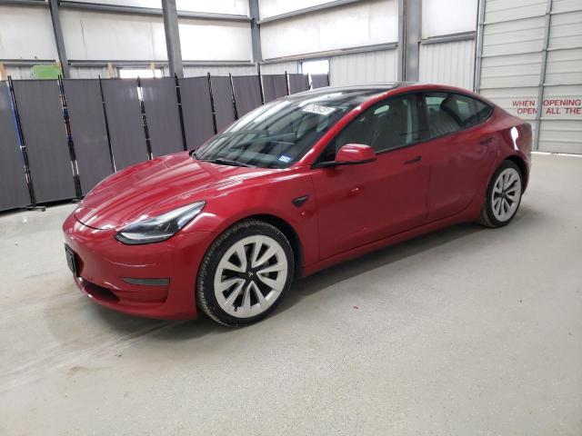 TESLA MODEL 3 2022 with VIN 5YJ3E1EA0NF187769 - Photo from auction