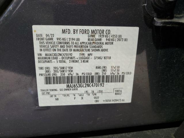 Photo 14 from auction – 2022 FORD ECOSPORT S with VIN MAJ6S3GL2NC470192