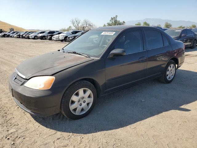 HONDA CIVIC EX 2001 with VIN 2HGES26711H531884 - Photo from auction