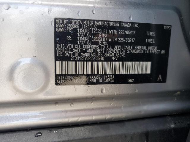 Photo 14 from auction – 2024 TOYOTA RAV4 LE with VIN 2T3H1RFV3RC255940