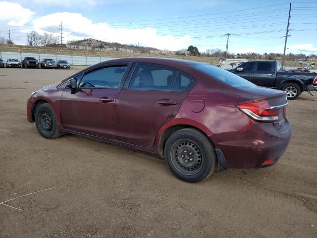 Photo 2 from auction – 2014 HONDA CIVIC LX with VIN 2HGFB2F50EH541850