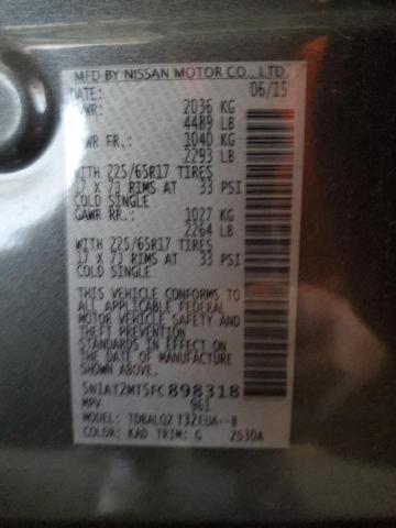 Photo 14 from auction – 2015 NISSAN ROGUE S with VIN 5N1AT2MT5FC898318