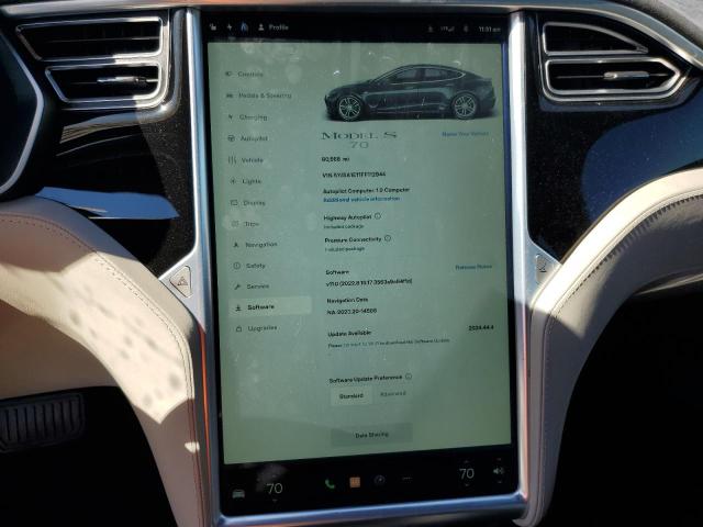 Photo 9 from auction – 2015 TESLA MODEL S with VIN 5YJSA1E11FF112944
