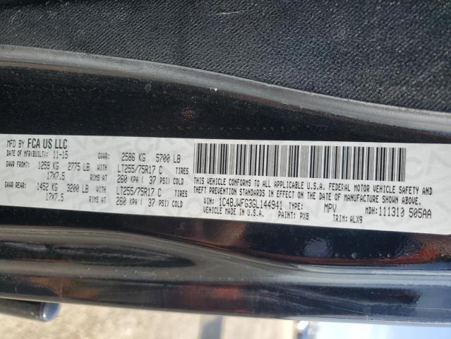 Снимка 14 от търг – 2016 JEEP WRANGLER U с VIN 1C4BJWFG3GL144941