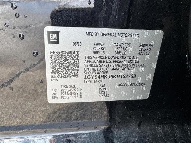 Photo 10 from auction – 2019 CADILLAC ESCALADE E with VIN 1GYS4HKJ6KR132738