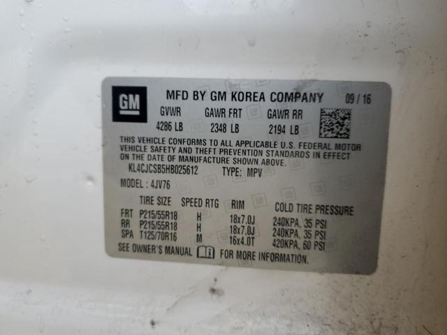 Photo 14 from auction – 2017 BUICK ENCORE ESS with VIN KL4CJCSB5HB025612