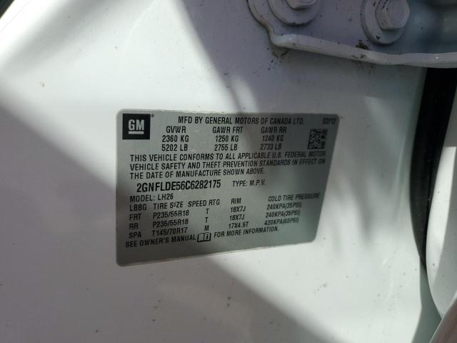 Photo 14 from auction – 2012 CHEVROLET EQUINOX LT with VIN 2GNFLDE56C6282175