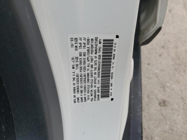 Photo 14 from auction – 2004 HONDA CR-V EX with VIN SHSRD78824U211828