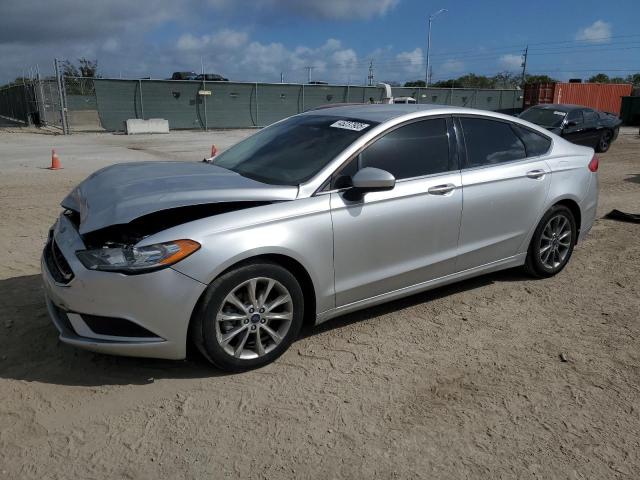 FORD FUSION SE 2017 with VIN 3FA6P0LU7HR387989 - Photo from auction