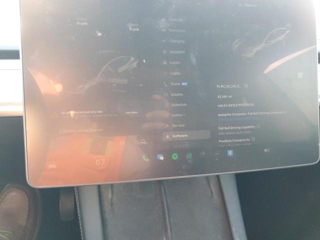 Photo 9 from auction – 2023 TESLA MODEL 3 with VIN 5YJ3E1EA7PF503039