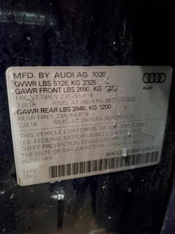 Photo 14 from auction – 2021 AUDI Q3 PREMIUM with VIN WA1DECF35M1038307