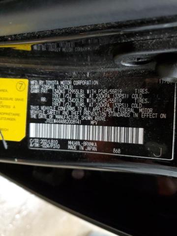 Photo 14 from auction – 2008 TOYOTA HIGHLANDER with VIN JTEEW44A882008941