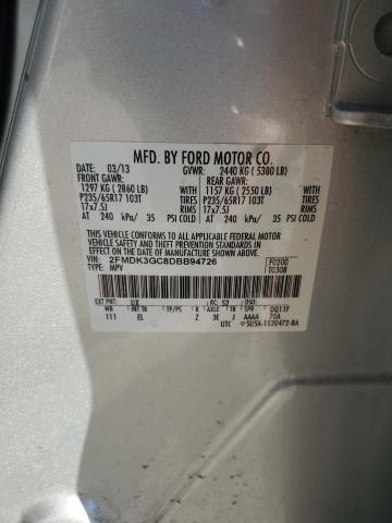 Photo 14 from auction – 2013 FORD EDGE SE with VIN 2FMDK3GC8DBB94726