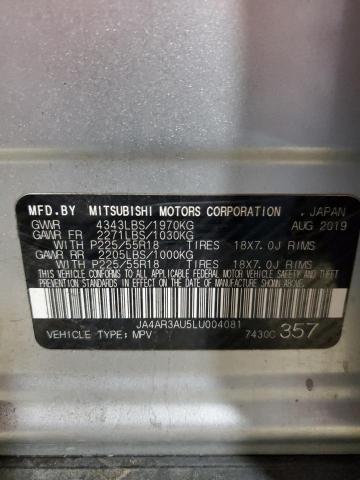 Photo 14 from auction – 2020 MITSUBISHI OUTLANDER with VIN JA4AR3AU5LU004081