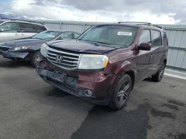 HONDA PILOT EXLN 2012 with VIN 5FNYF3H74CB035800 - Photo from auction