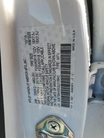 Photo 14 from auction – 2016 ACURA RDX TECHNO with VIN 5J8TB4H55GL015943