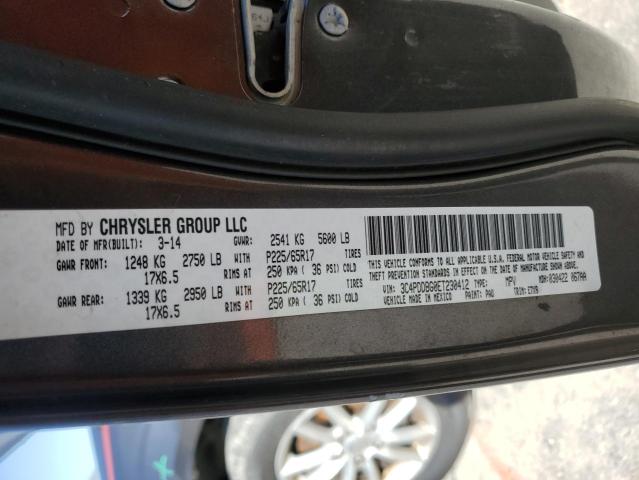 Photo 14 from auction – 2014 DODGE JOURNEY SX with VIN 3C4PDDBG0ET230412