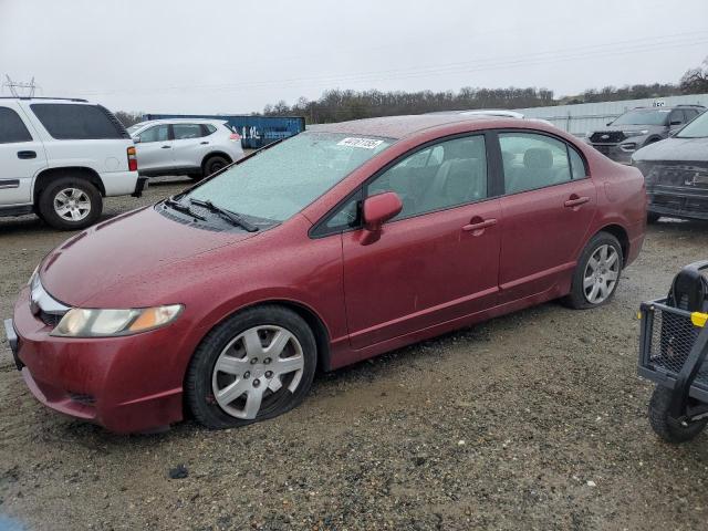 HONDA CIVIC LX 2010 with VIN 19XFA1F50AE056531 - Photo from auction