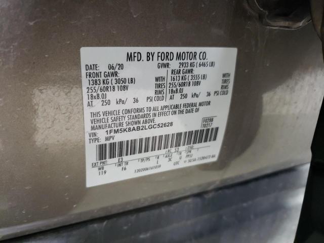Photo 14 from auction – 2020 FORD EXPLORER P with VIN 1FM5K8AB2LGC52628