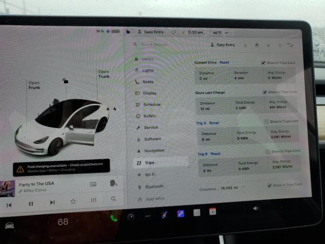 Photo 9 from auction – 2019 TESLA MODEL 3 with VIN 5YJ3E1EB4KF199668