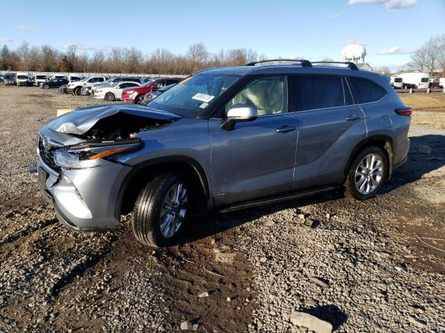 TOYOTA HIGHLANDER 2022 with VIN 5TDXBRCH0NS085344 - Photo from auction