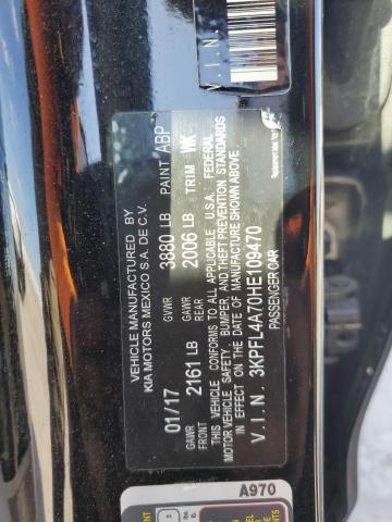 Photo 14 from auction – 2017 KIA FORTE LX with VIN 3KPFL4A70HE109470