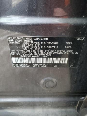 Photo 14 from auction – 2014 TOYOTA RAV4 LIMIT with VIN JTMDFREV2EJ009678