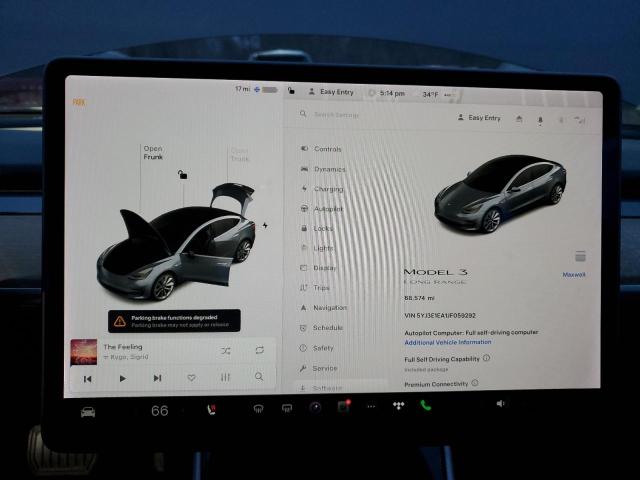 Photo 9 from auction – 2018 TESLA MODEL 3 with VIN 5YJ3E1EA1JF059292