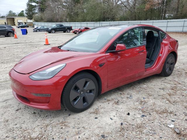 TESLA MODEL 3 2021 с VIN 5YJ3E1EA5MF014585 - Снимка от търг