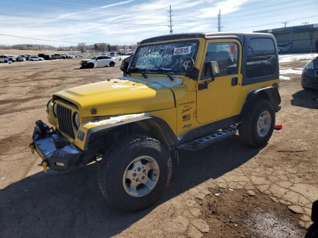 JEEP WRANGLER / 2001 with VIN 1J4FA49S21P353460 - Photo from auction