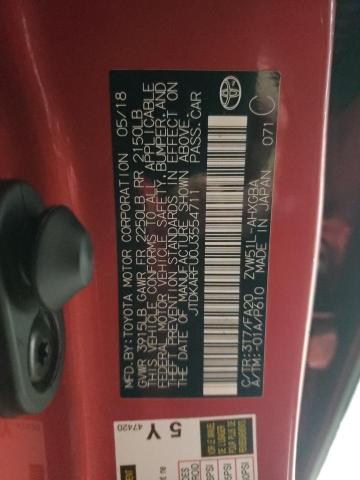 Photo 14 from auction – 2018 TOYOTA PRIUS with VIN JTDKARFU0J3554711